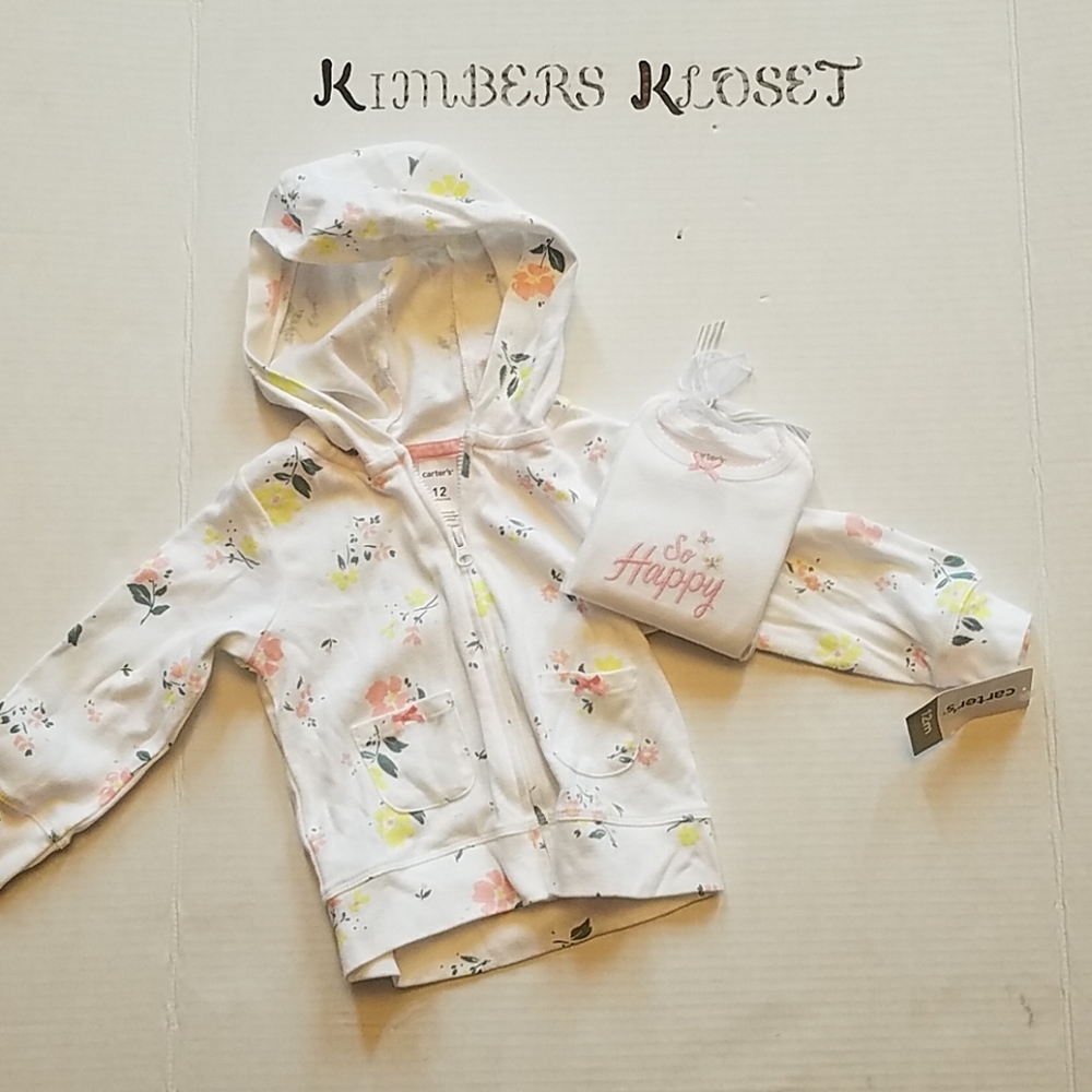 🦄NWT🦄 2 Pieces Carter's Jacket & Matching Onesie